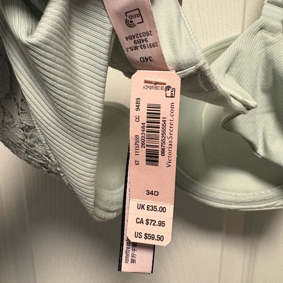 Victoria’s Secret Body by Victoria lined demi bra. Size 34D. NWT!! - Picture 8 of 10